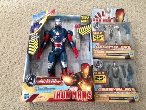Hasbro toys from Iron Man 3