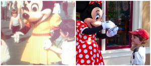 Minnie Mouse 1975 vs 2013