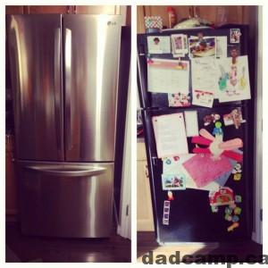 How To Make a Stainless Steel Fridge Family Friendly