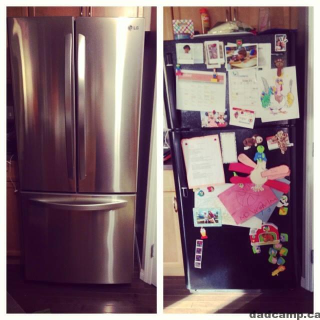 How To Make a Stainless Steel Fridge Family Friendly
