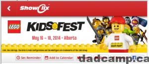 Lego KidsFest Calgary Tickets