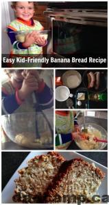 Easy Kid Friendly Banana Bread Recipe