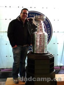 Buzz Bishop and Stanley Cup