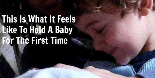 This is what it feels like to hold a baby for the first time - DadCAMP