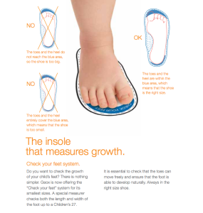 GEOX sizing shoes for kids