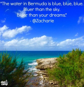 Bermuda blue water and sky