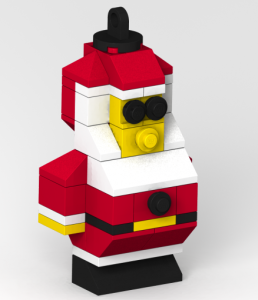 how to make a LEGO Santa