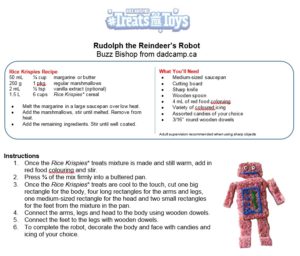 Robot Treats For Toys